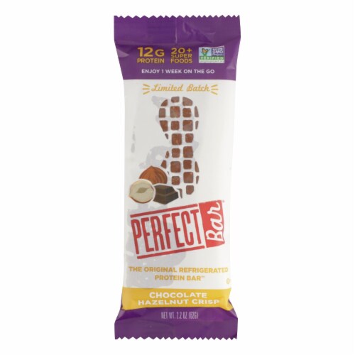 Perfect Bar - Bar Chocolate Hazelnut - Case of 8 - 2.2 oz. Perspective: front