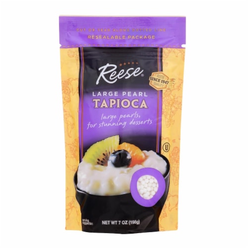 Reese Tapioca - Large Pearl - Case of 6 - 7 oz. Perspective: front