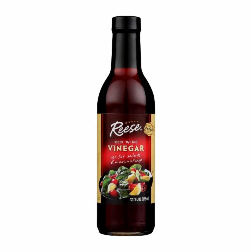Reese Vinegar - Red Wine - Case of 6 - 12.7 fl oz. Perspective: front