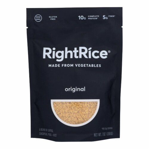 Right Rice - Made From Vegetables - Original - Case of 6 - 7 oz. Perspective: front