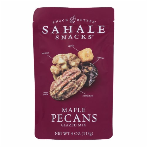 Sahale Snacks Glazed Mix - Maple Pecans - Case of 6 - 4 oz. Perspective: front