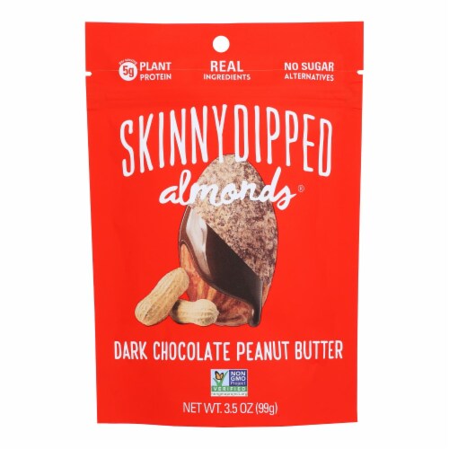 Skinnydipped - Dip Almond Peanut Butter - Case of 10-3.5 oz. Perspective: front