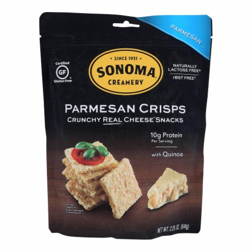 Sonoma Creamery - Cracker Parmesan Crisp - Case of 12 - 2.25 oz. Perspective: front