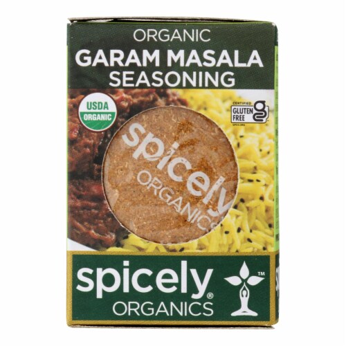 Spicely Organics - Organic Garam Masala Seasoning - Case of 6 - 0.5 oz. Perspective: front