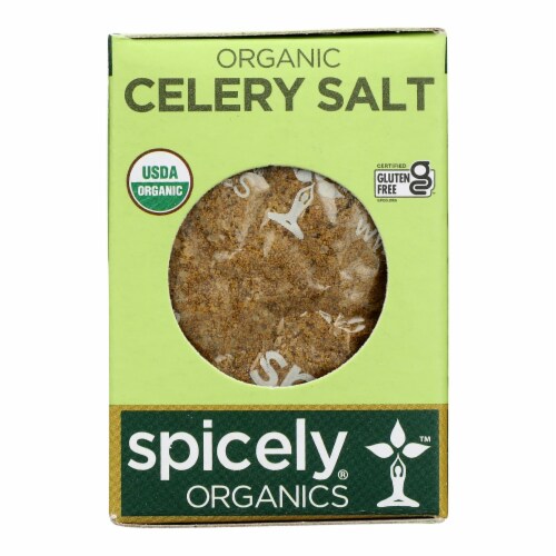 Spicely Organics - Organic Celery Salt - Case of 6 - 0.5 oz. Perspective: front
