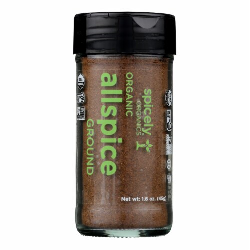 Spicely Organics - Organic Allspice - Ground - Case of 3 - 1.6 oz. Perspective: front