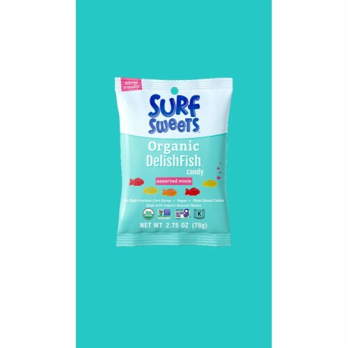 Surf Sweets - Christmas Candy Delishfish - Case of 12-2.75 oz. Perspective: front