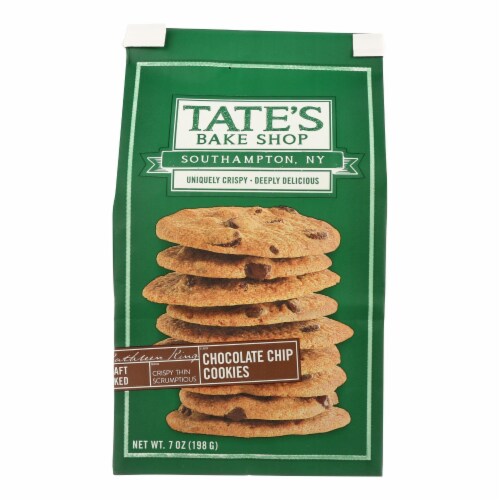 Tate's Bake Shop Double Chocolate Chip Cookies - Case Of 12 - 7 Oz. Perspective: front