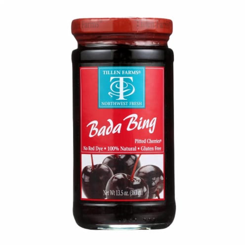 Tillen Farms Cherries - Bada Bing - 13.5 oz - case of 6 Perspective: front