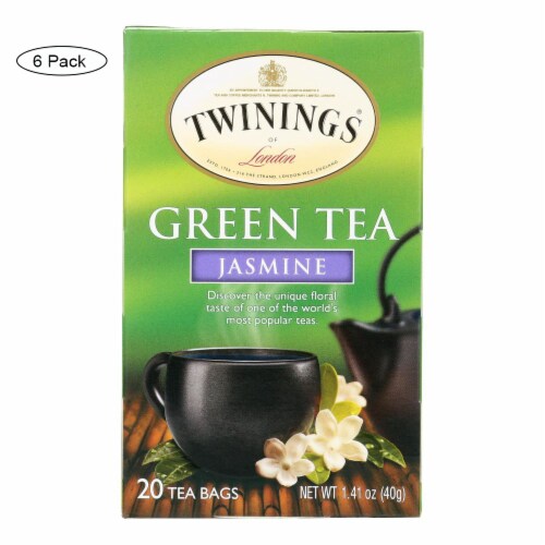 Twinings Tea Green Tea - Jasmine - Case of 6 - 20 Bags Perspective: front