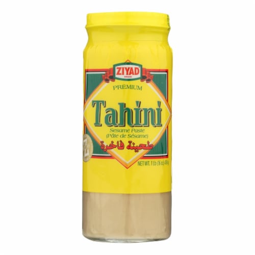 Ziyad Brand Tahini - Sesame Paste - Case of 6 - 16 oz. Perspective: front