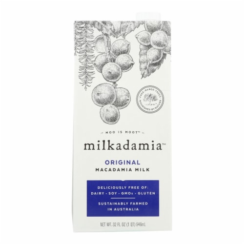 Milkadamia Milk - Original - Case of 6 - 32 Fl oz. Perspective: front