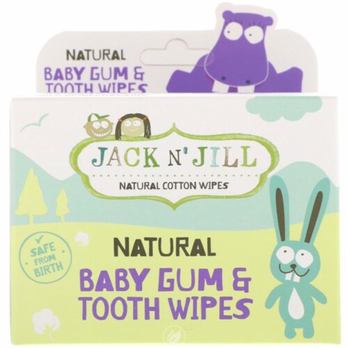 Jack N' Jill Kids - Baby Gum and Tooth Wipes - 25 Count Perspective: front