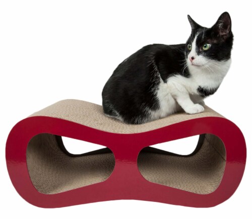 Modiche Ultra Premium Modern Designer Lounger Cat Scratcher Red 1 PACK Smith s Food and Drug
