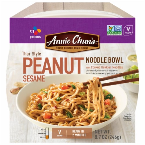 Annie Chun's Noodle Bowls  - Case of 6 - 8.7 oz. Perspective: front