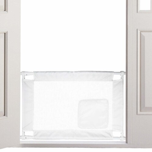 Pet Life Llc Porta Gate Travel Collapsible And Adjustable Folding Cat Dog Gate White 1 PACK Mariano s