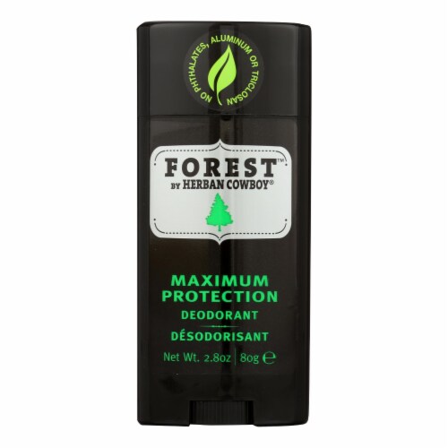 Herban Cowboy Deodorant Forest - 2.8 oz. Perspective: front