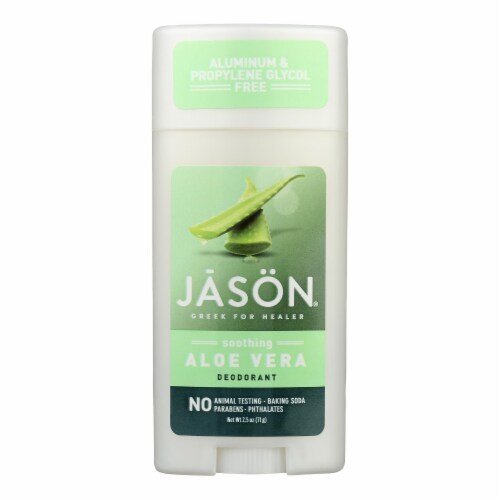 Jason Deodorant Stick Pure Natural Aloe Vera - 2.5 oz. Perspective: front