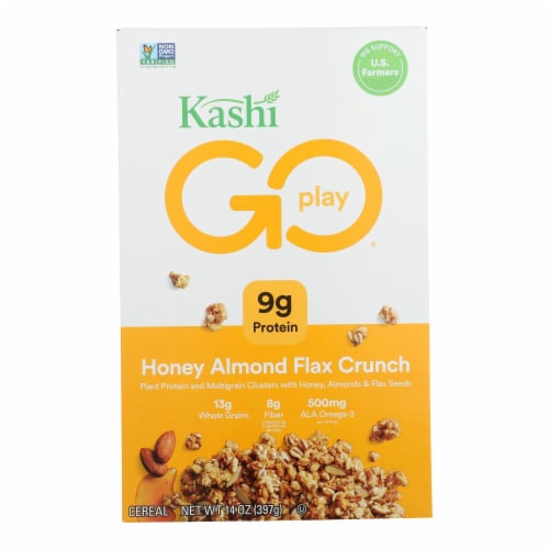Kashi Cereal - Multigrain - Golean - Crunch - Honey Almond Flax - 14 oz - case of 12 Perspective: front