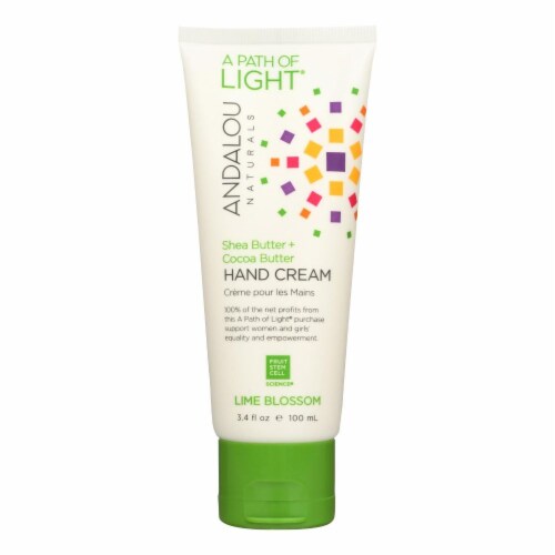 Andalou Naturals Hand Cream - A Force of Nature Shea Butter plus Coconut Water Perspective: front
