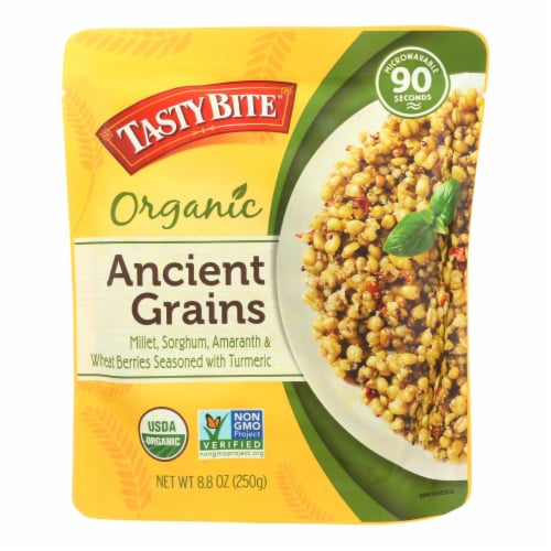 Tasty Bite Organic Ancient Grains - Case of 6 - 8.80 oz. Perspective: front