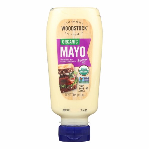 Woodstock Organic Mayo - Case of 12 - 11.25 oz. Perspective: front