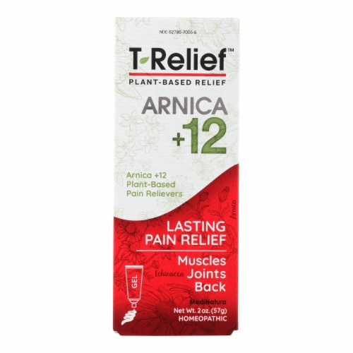 T-Relief - Pain Relief Gel - Arnica plus 12 Natural Ingredients - 1.76 oz. Perspective: front