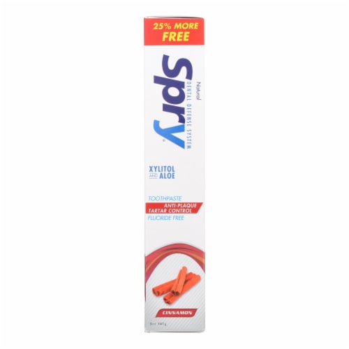 Spry Toothpaste - Cinnamon - 5 oz Perspective: front