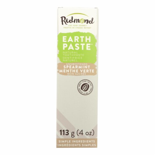 Redmond Trading Company Earthpaste - Spearmint - 4 oz. Perspective: front