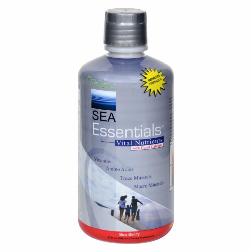 Heaven Sent Sea Essentials Vital Nutrients with Coral Calcium - 32 fl oz. Perspective: front