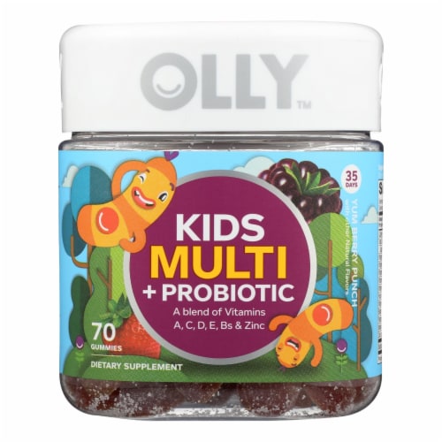 Olly - Vitamins Multi Child Berry - 1 Each - 70 CT Perspective: front