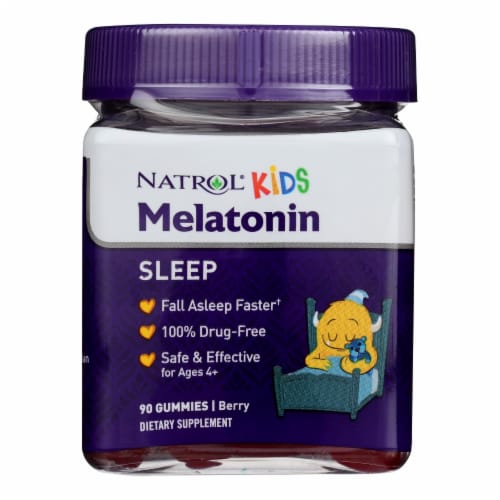 Natrol - Melatn Kids 1mg Gummy Berry - 1 Each - 90 CT Perspective: front