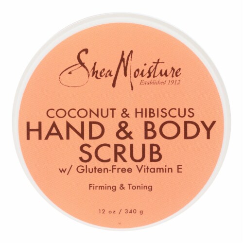 Shea Moisture - Hnd Body Scrub Coconut Hbiscus - 1 Each - 12 oz. Perspective: front