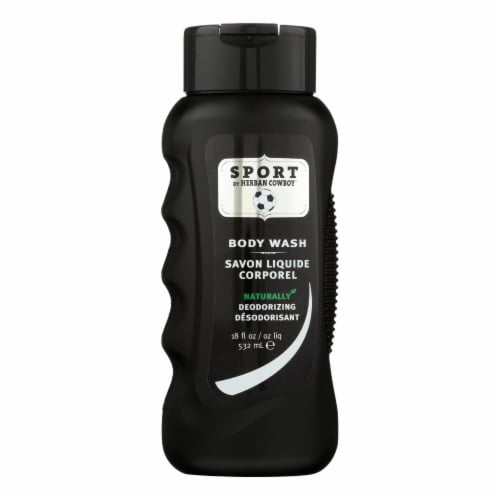 Herban Cowboy Body Wash - Sport - 18 oz. Perspective: front