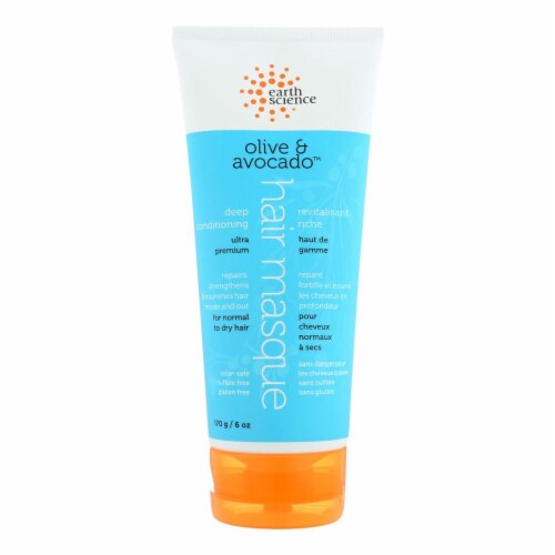 Earth Science Olive And Avocado Deep Conditioning Masque - 6 fl oz Perspective: front