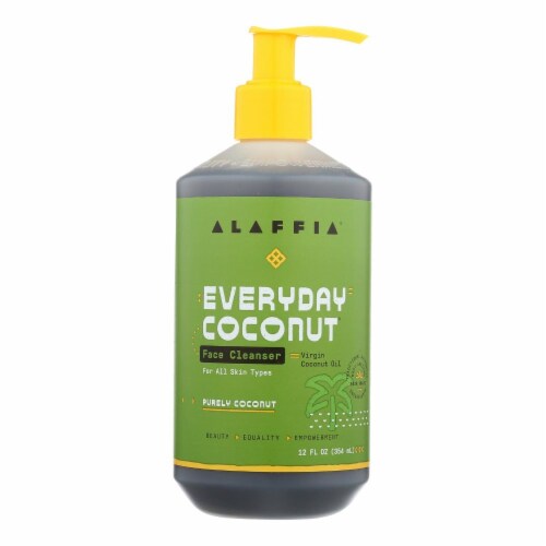 Alaffia Coconut Cleansing Face Wash  - 1 Each - 12 FZ Perspective: front