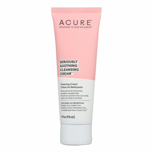 Acure - Sensitive Facial Cleanser - Peony Extract and Sunflower Amino Acids - 4 FL oz. Perspective: front