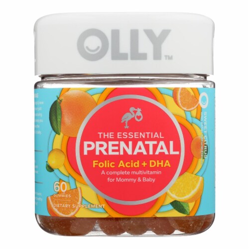 Olly - Prenatl Vitamin Folic Acd Cit - 1 Each - 60 CT Perspective: front