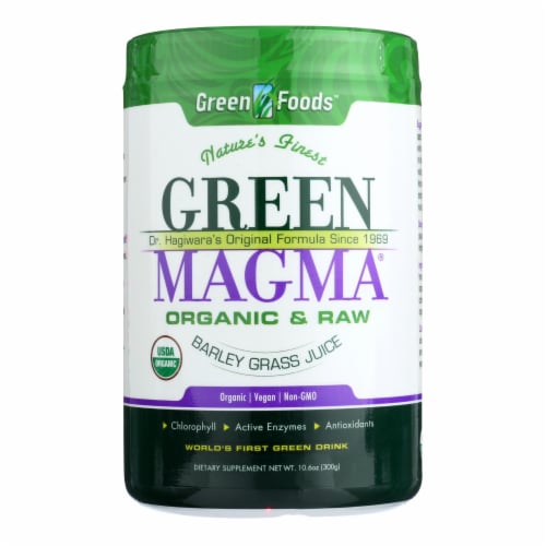 Green Foods Dr Hagiwara Green Magma Barley Grass Juice Powder - 10.6 oz Perspective: front
