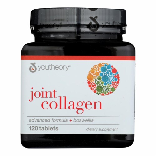 Youtheory Joint Collagen - Advanced Formula - 120 Tablets Perspective: front