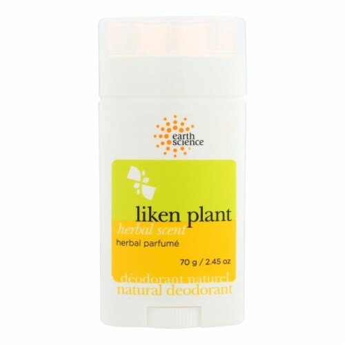 Earth Science Liken Plant Natural Deodorant Herbal Parfume - 2.5 oz Perspective: front