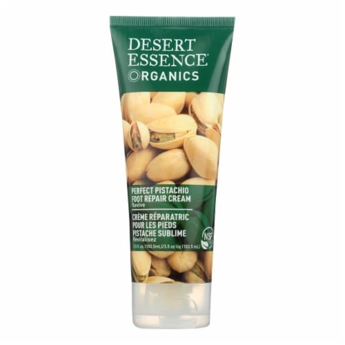 Desert Essence - Foot Repair Cream Pistachio - 3 fl oz. Perspective: front