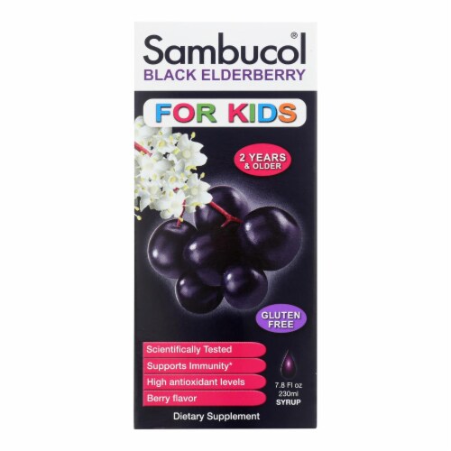 Sambucol® Black Elderberry Syrup for Kids Perspective: front