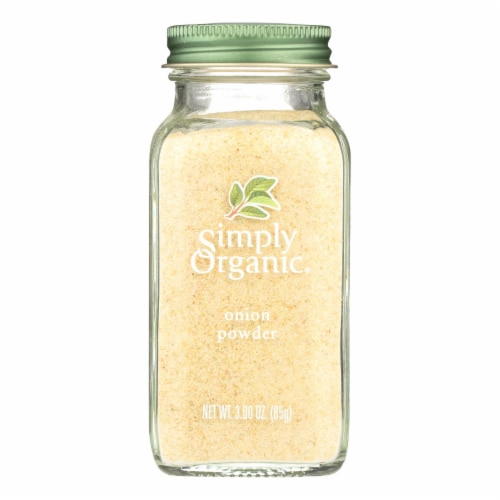 Simply Organic Onion - Organic - Powder - White - 3 oz Perspective: front