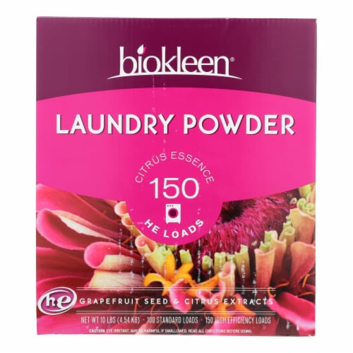 Biokleen Laundry Powder - Citrus Essence - 10 lb Perspective: front