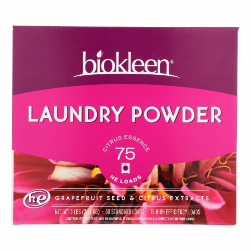 Biokleen Laundry Powder - All Temperature - 5 lbs Perspective: front