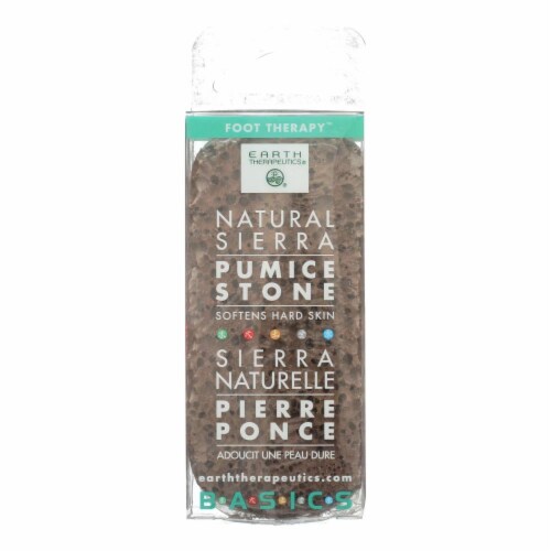 Earth Therapeutics Natural Sierra Pumice Stone - 1 Pumice Stone Perspective: front