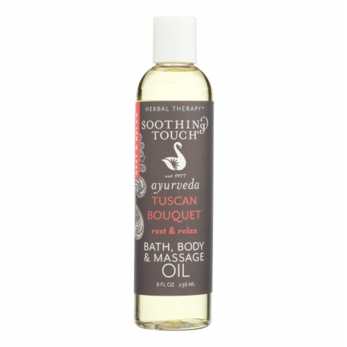 Soothing Touch Bath and Body Oil - Rest/Relax - 8 oz. Perspective: front