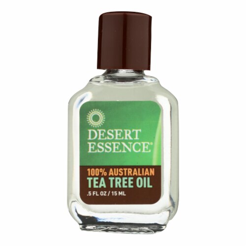 Desert Essence - Australian Tea Tree Oil - 0.5 fl oz. Perspective: front