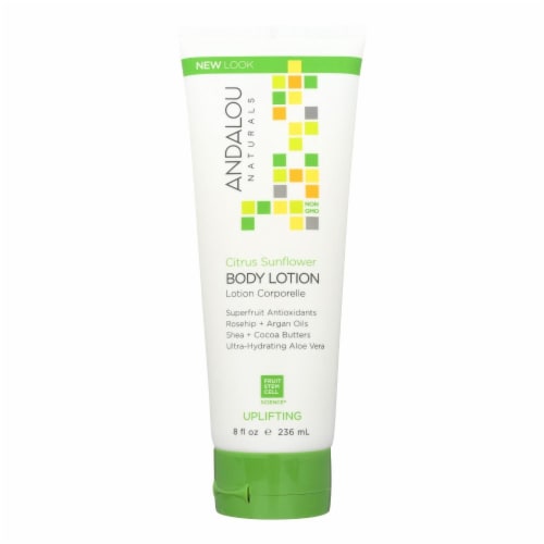 Andalou Naturals Body Lotion - Citrus Verbena Uplifting - 8 fl oz Perspective: front